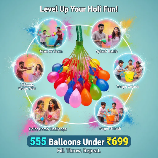 SplashStorm™ 555 Holi Rapid-Fill Water Balloons