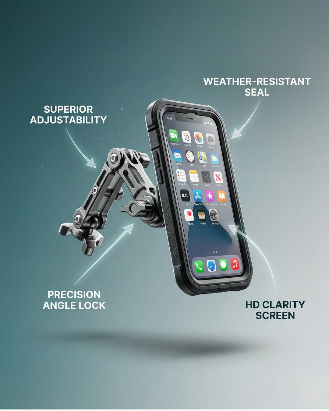 🚴 RideShield™ Pro Waterproof Bike Phone Mount