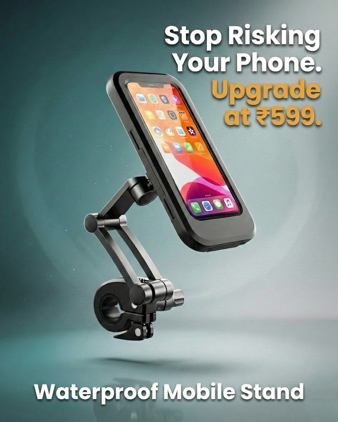 🚴 RideShield™ Pro Waterproof Bike Phone Mount