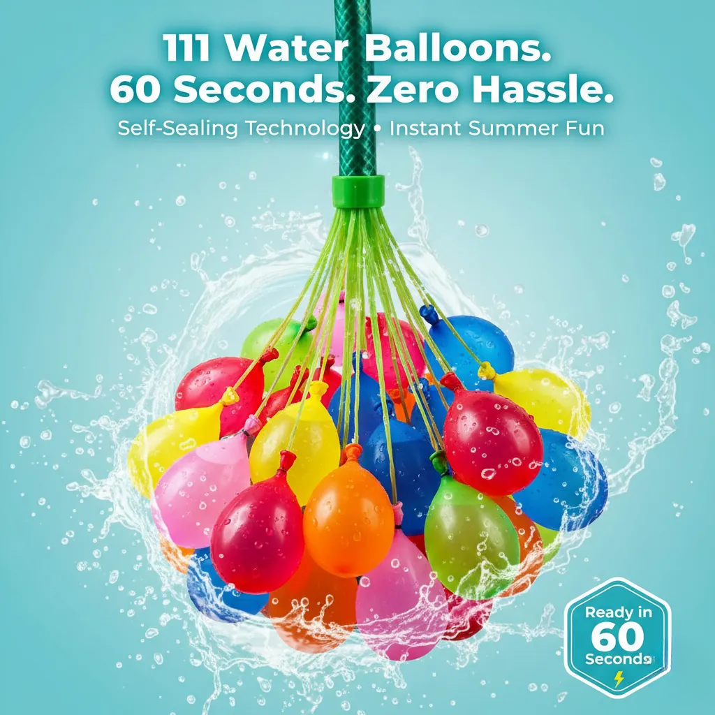 SplashStorm™ 555 Holi Rapid-Fill Water Balloons