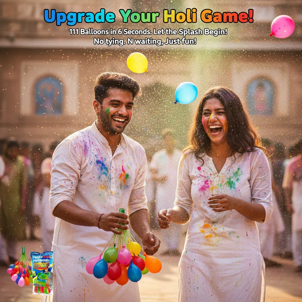 SplashStorm™ 555 Holi Rapid-Fill Water Balloons