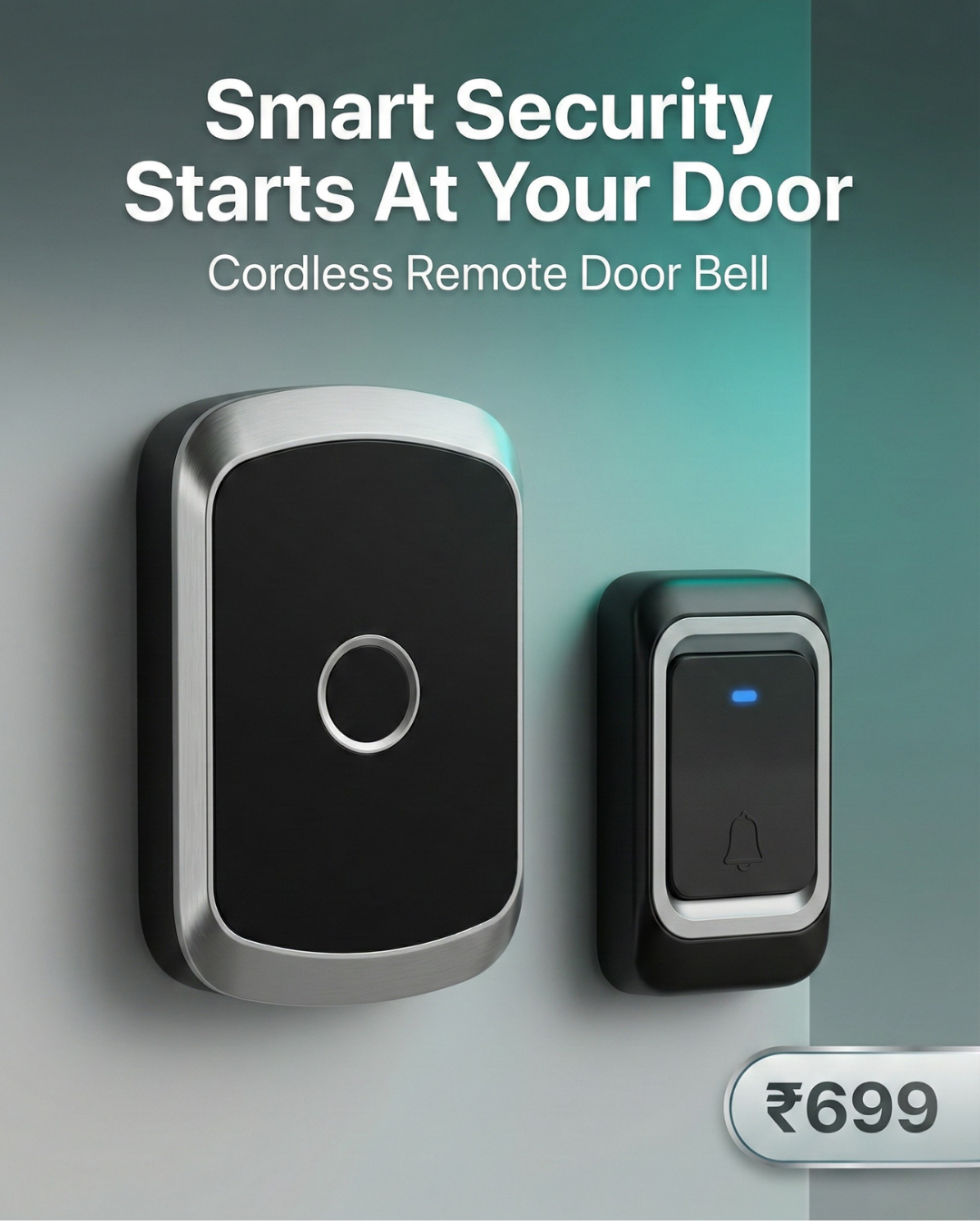 Cordless Remote Door Bell Home Improvement