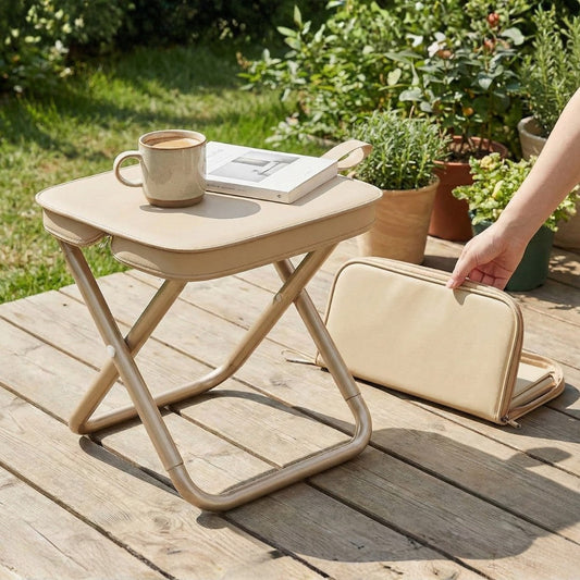 RoamRest™ FoldSeat 👜🪑 Handbag folding stool — Anytime, Anywhere ✨