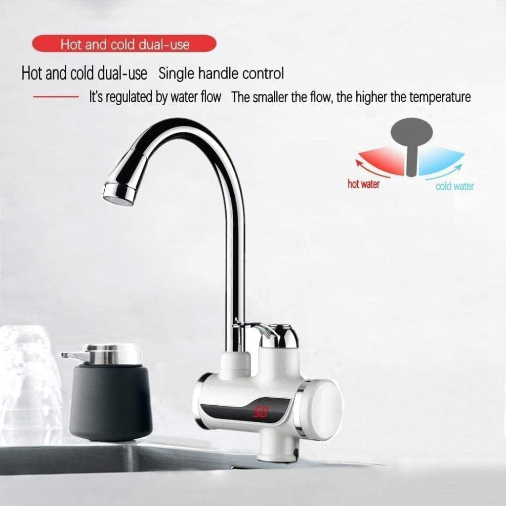 PureHeat™ Smart Water Tap |  Instant Digital Electric Water Heater Tap for Modern Kitchens