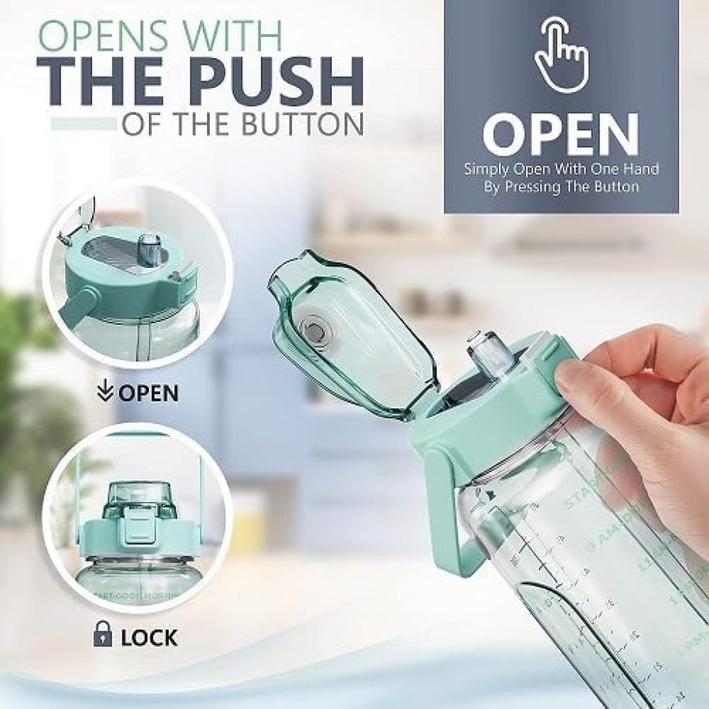 Transparent Motivational Timer Bottle set of 3