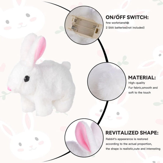 🐇 MovoBunny™  Rabbit | 🎁 Gift 🎉 your child a Walking and Talking Rabbit friend