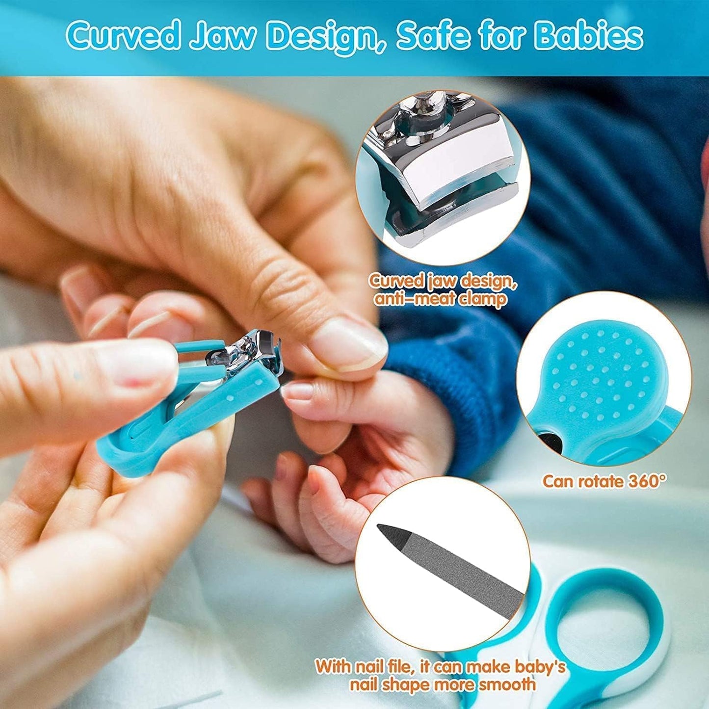TinyHeaven™ Complete Baby Care Kit | 10-in-1 Gentle Grooming & Healthcare Essentials for Newborns & Toddlers