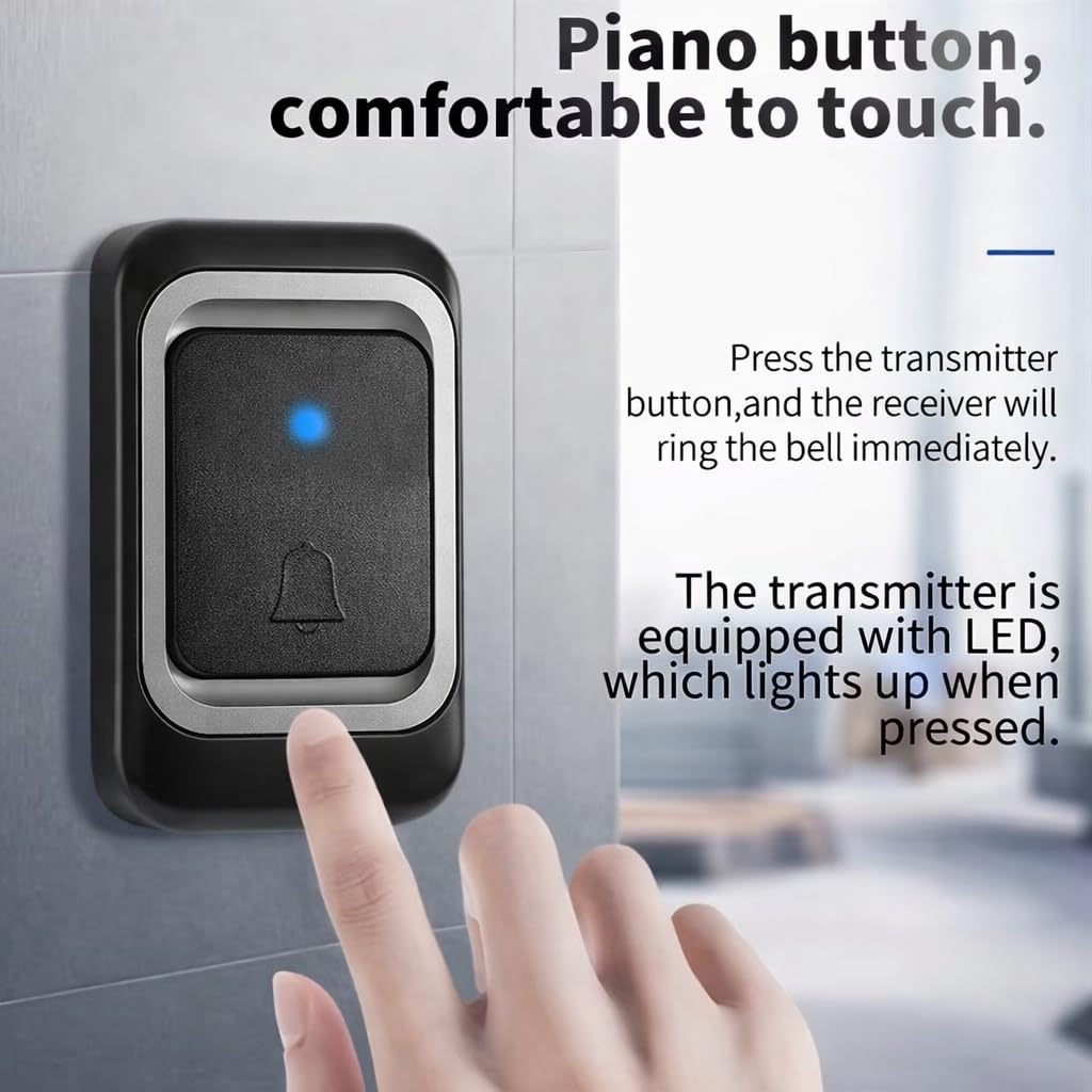 SmartRing™ Wireless Doorbell – Never Miss a Visitor Again!