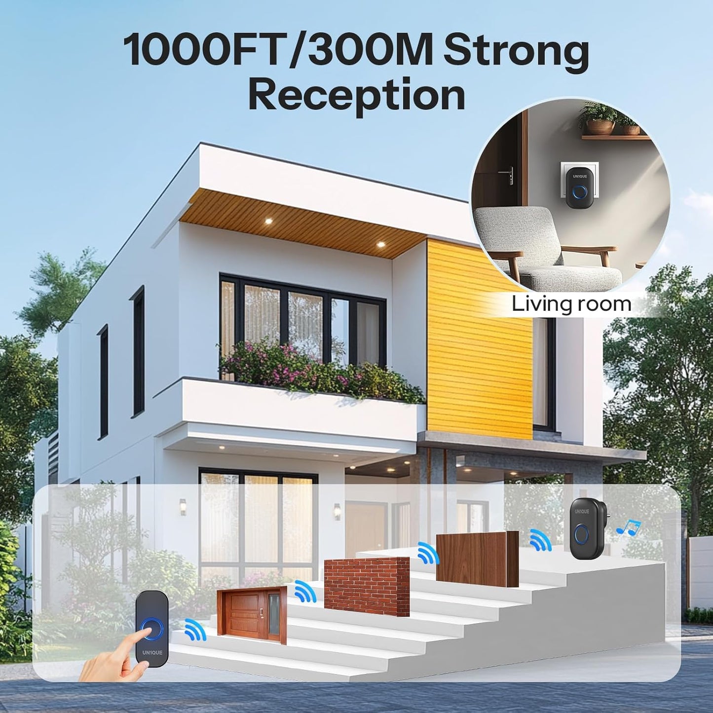 SmartRing™ Wireless Doorbell – Never Miss a Visitor Again!
