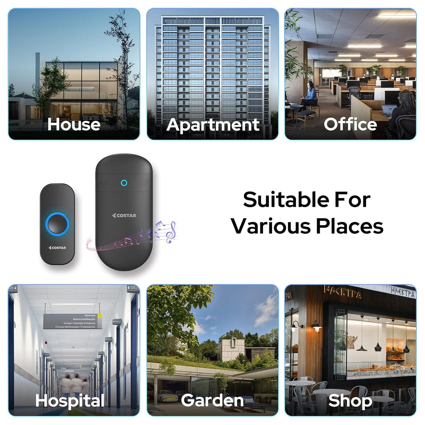 SmartRing™ Wireless Doorbell – Never Miss a Visitor Again!