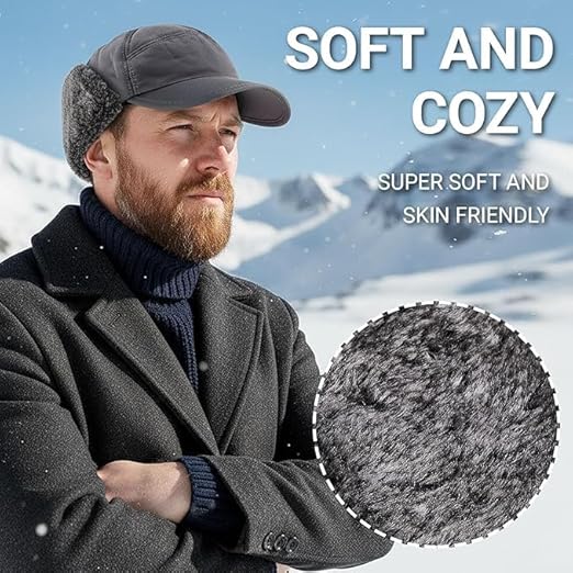 ColdGuard Pro |  Winter Woolen Cap with Face Mask