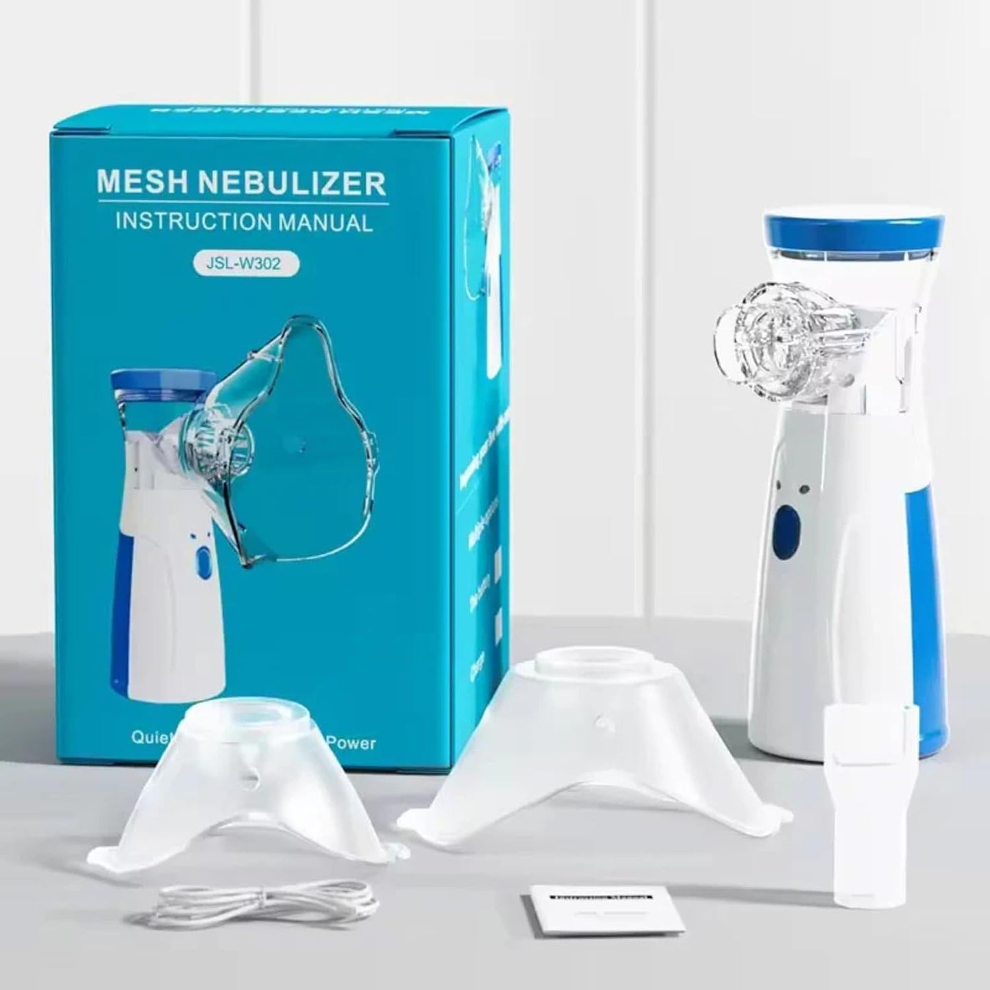Pure Breath Mist Portable Nebulizer Kit (Includes 6 essential items)