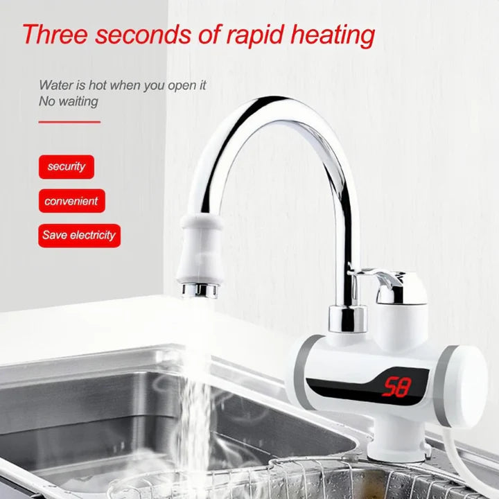 PureHeat™ Smart Water Tap |  Instant Digital Electric Water Heater Tap for Modern Kitchens