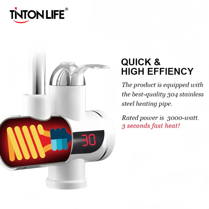 PureHeat™ Smart Water Tap |  Instant Digital Electric Water Heater Tap for Modern Kitchens
