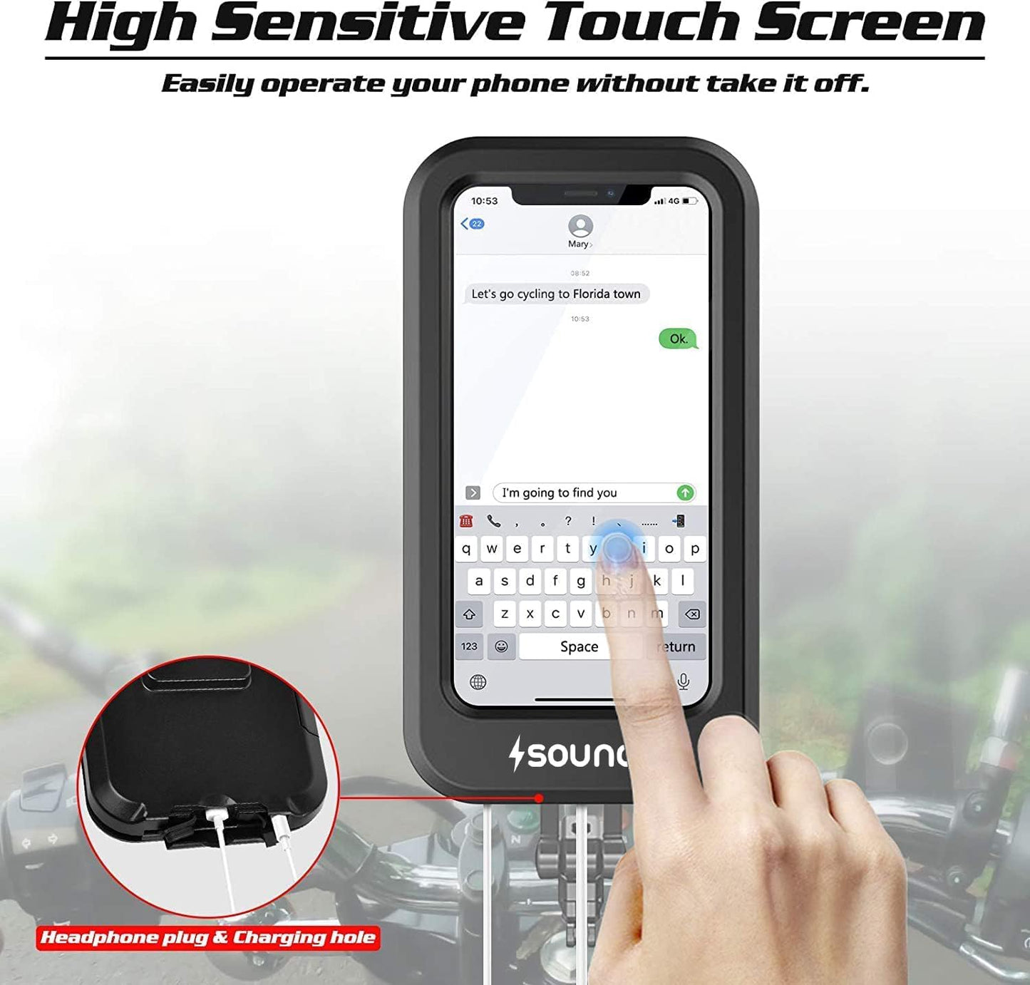 🚴 RideShield™ Pro Waterproof Bike Phone Mount